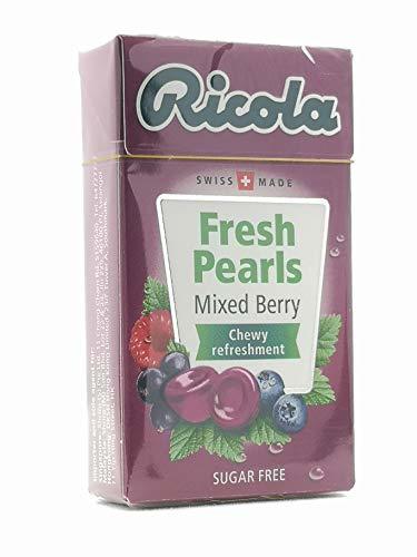 Ricola Herbal Sugar Free Mixed Berry Mints, 0.88-Ounce Boxes (Pack of 12)-Sold b