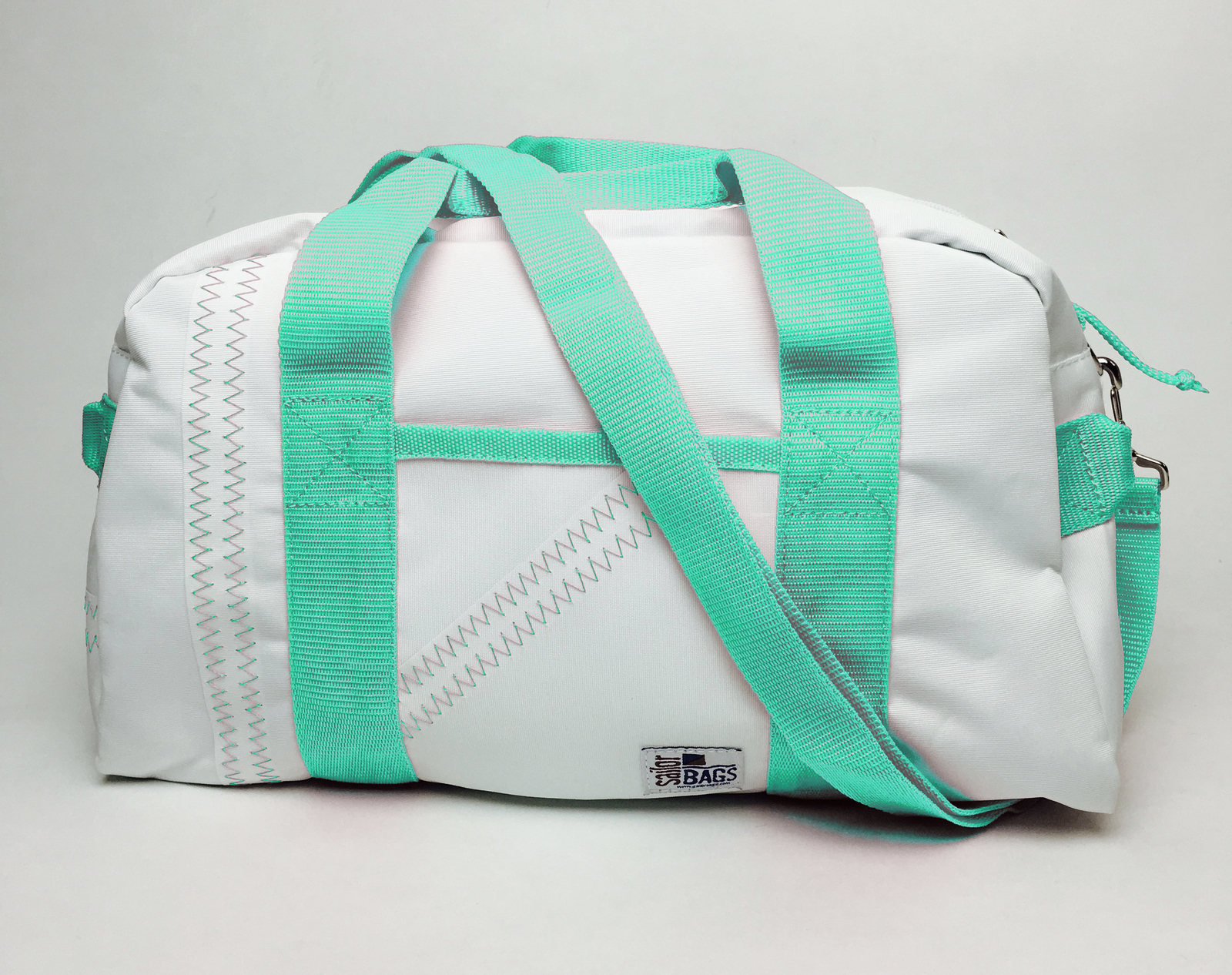 Travel duffel bag, Sailcloth duffel, Womens weekend duffel, Mens
