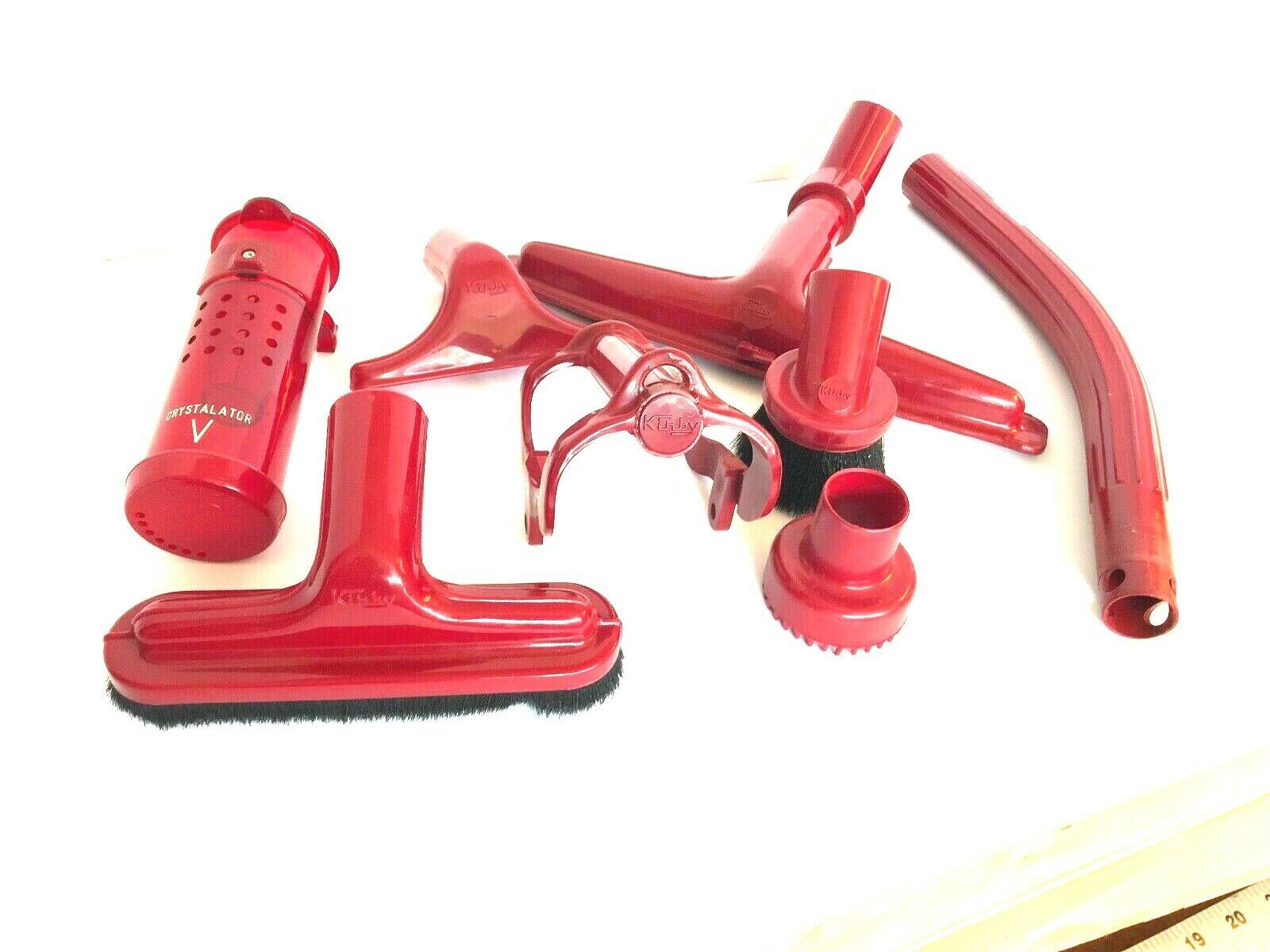 Vintage Red Kirby Classic Vacuum Cleaner Accessories Attachments Tools