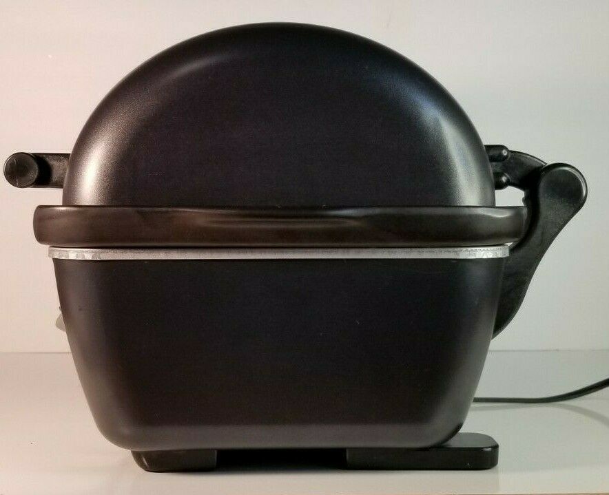 RIVAL Crock Pot BBQ Pit Indoor Countertop Slow Roaster Meat Cooker ...