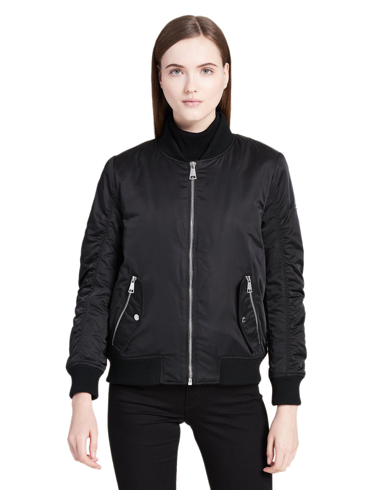 calvin klein women's black jacket