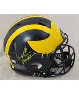 DAXTON &quot;DAX&quot; HILL SIGNED MICHIGAN WOLVERINES SPEED AUTHENTIC HELMET BECK... - $398.99