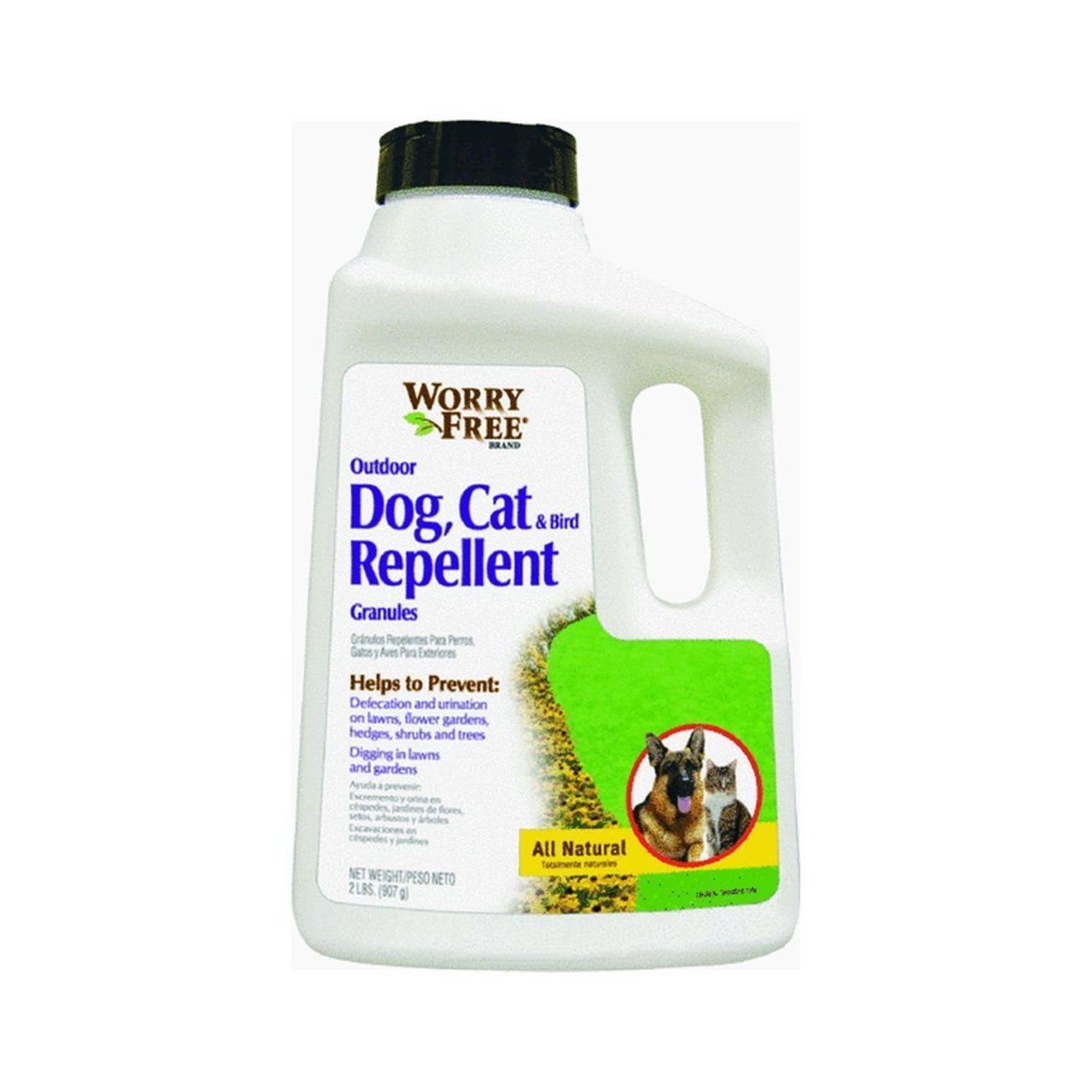 Worry Free Outdoor Dog, Cat and Bird Repellent 2 LBS (Case of 6) Other