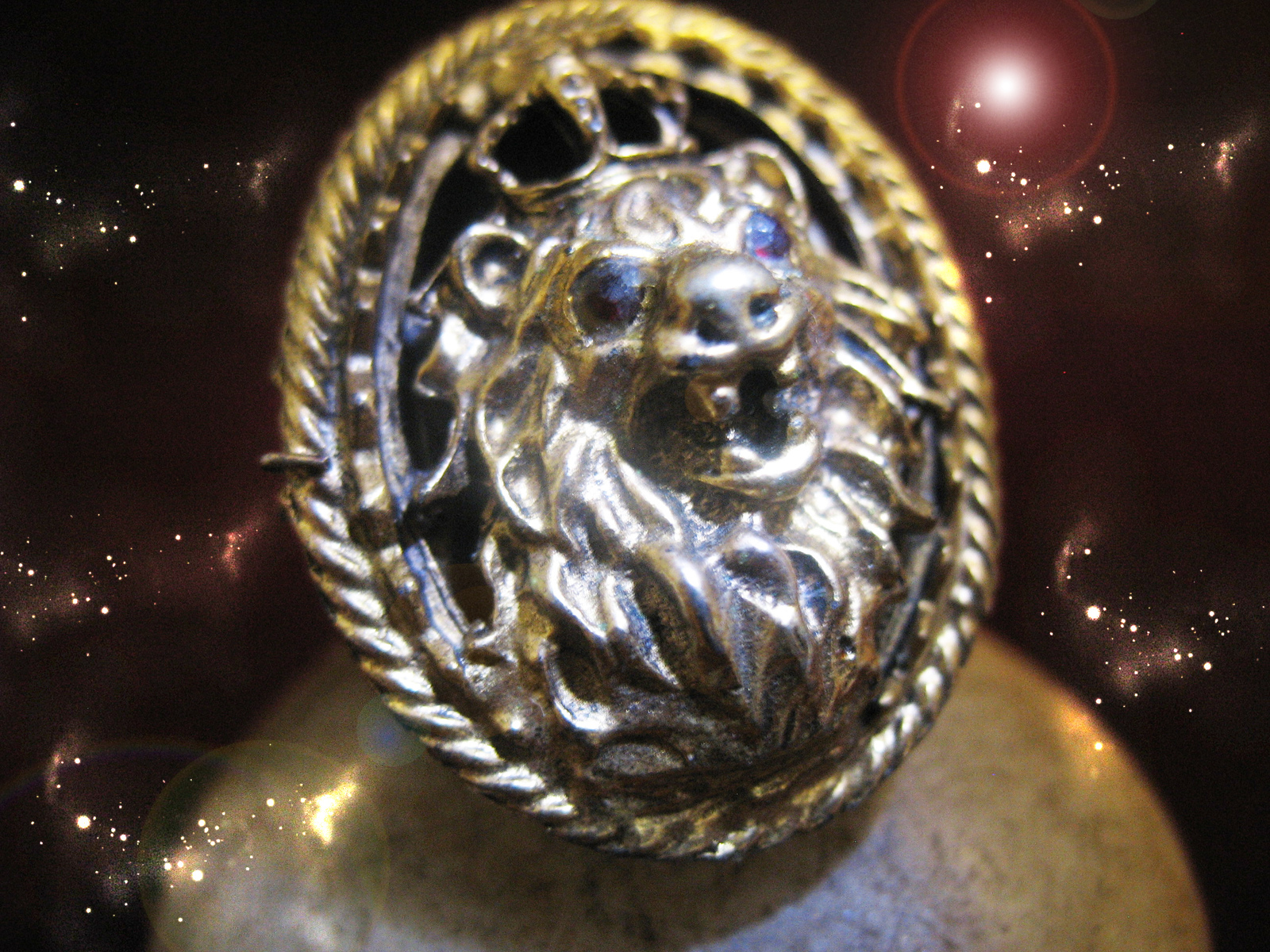Primary image for HAUNTED LION RING EXTREME WEALTH & SUCCESS HALLOWEEN GIFTS SAMHAIN MAGICK