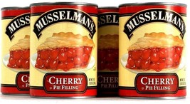 4 Cans Musselman's 21 Oz Cherry Pie Filling 100 Calories Best By 3/11/2024