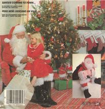 Christmas Santa Claus Suit Costume Toy Gift Bag Santa Doll Sew Pattern L... - $13.99