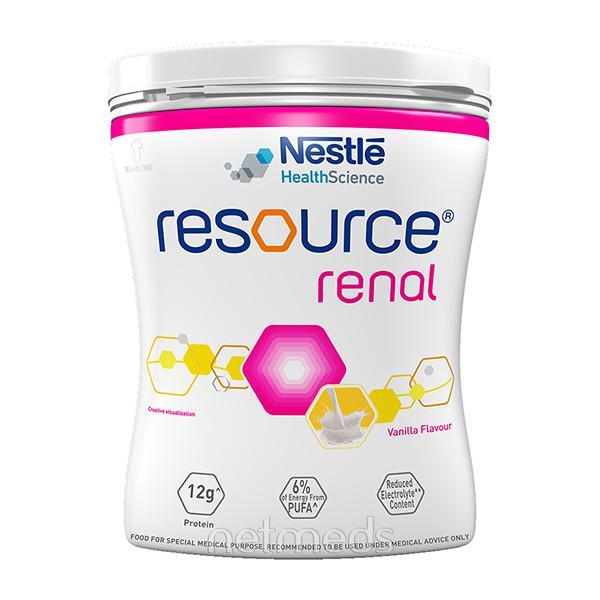 Nestle Resource Renal Powder Vanilla Flavour 400 g Reduced electrolyte