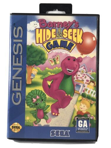 Barney's Hide & Seek Game for Sega Genesis with Case -  No Manual - $6.88