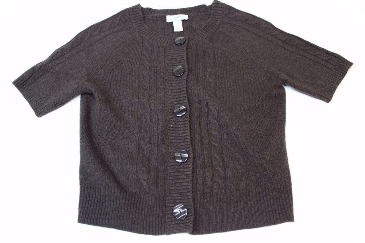 ann taylor short sleeve cardigan