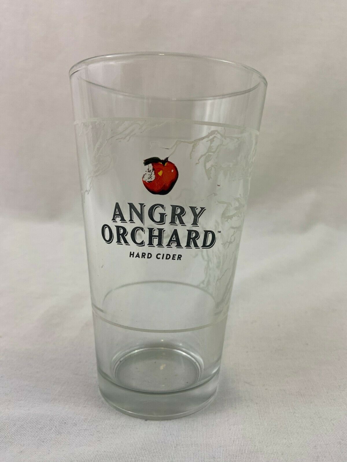 Angry Orchard Hard Cider Beer Pint Glass Bar Pub Restaurant Mug - Other