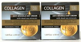 2 Count Dead Sea Collection 1.69 Oz Collagen Anti Wrinkle Day Cream