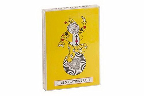 Primary image for 7" Giant Joker Single Deck Playing Cards, Yellow & White