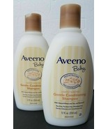 2 Aveeno Gentle Conditioning Baby Shampoo, 12 Ounce Lightly Scented &amp; Vi... - $11.43