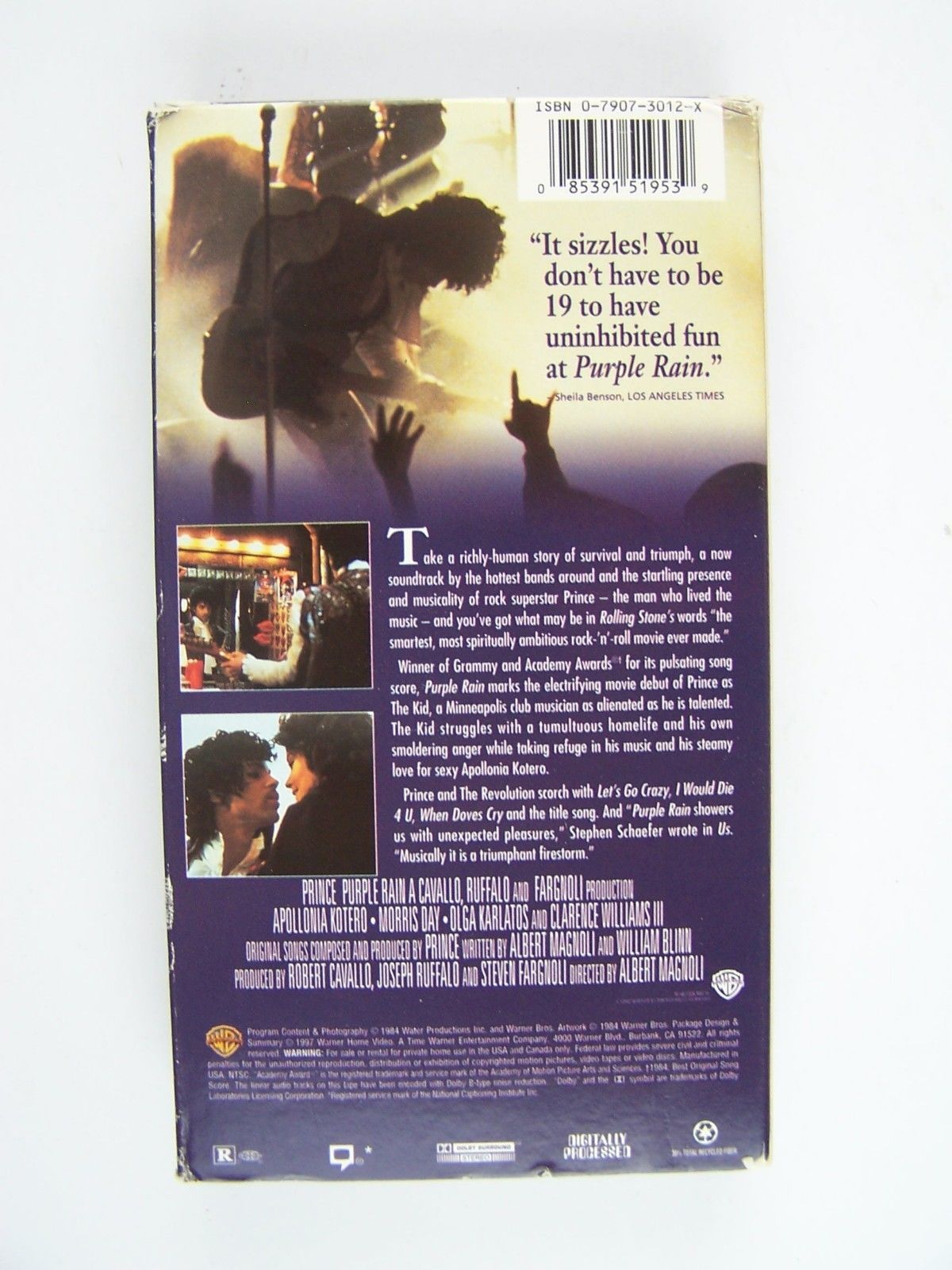 Purple Rain VHS Video Tape Prince Apollonia Morris Day - VHS Tapes