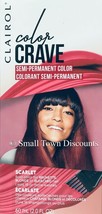 Clairol Color Crave Semi Permanent Color Scarlet 2 fl oz each NIB - $5.25