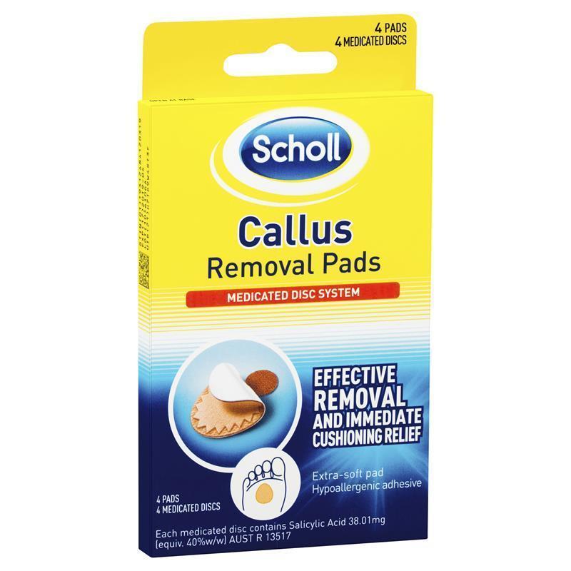 Scholl Callus Removal Pads Salicylic Acid Foot Care BUY 2 GET 1 FREE ...