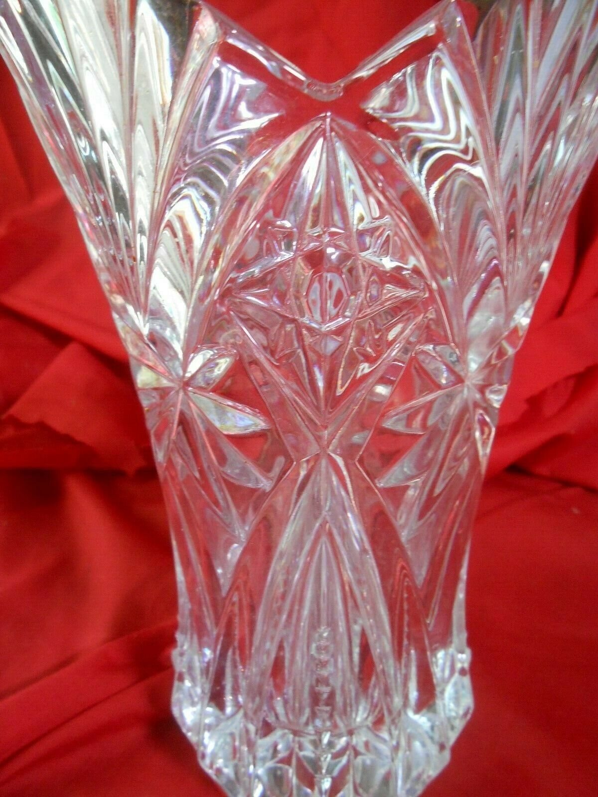 Beautiful Heavy Lead Crystal Vasestarbursts Vases