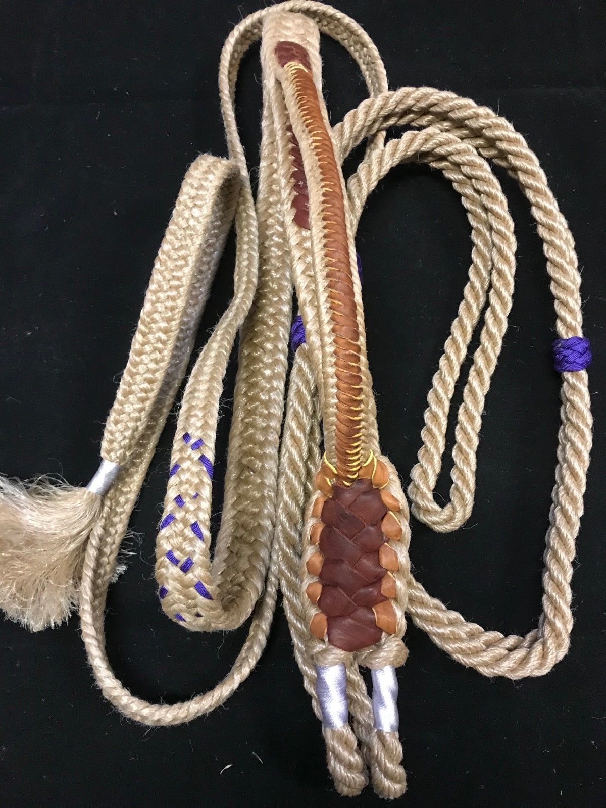 Bull rope Custom 9/9 Right hand bull ropes for sale bull riding rodeo