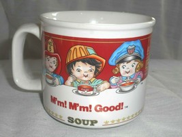 Campbell Soup Career Kids Microwavable Soup Coffee Mug West Wood 14 oz 1993 - $12.86