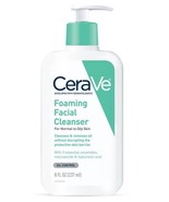 New CERAVE Foaming Facial Cleanser For Normal To Oily Skin 8 oz - $18.95