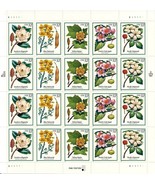 Flowering Trees Full Pane of Twenty 32 Cent Postage Stamps Scott 3193-97 - $49.95