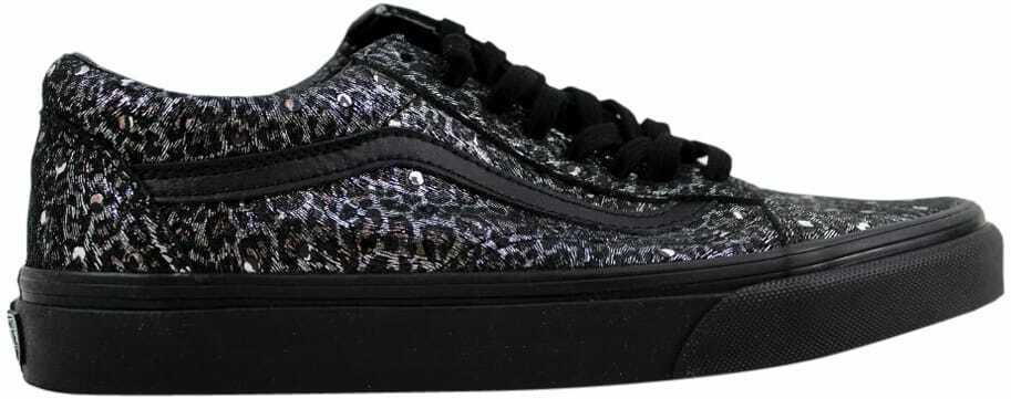 vans old skool bleu et noir femme