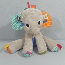 Bright Starts Taggies Elephant 8 inch Plush Tag N Play Pal Baby Security Rattle - $15.40