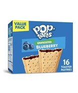Kellogg&#39;s Pop-Tarts Unfrosted - Toaster Pastries Breakfast for Kids, 16 ... - $9.99