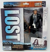 LOST Jack Action Figure McFarlane Toys NEW IN BOX w Sound + Kate&#39;s Mugshot - $36.14