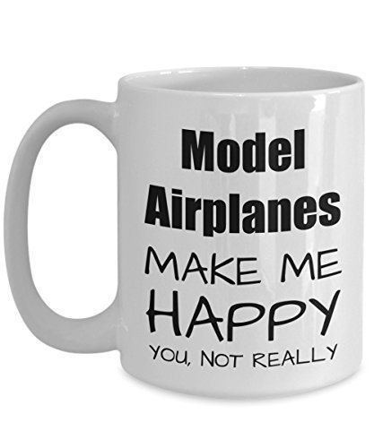 Model Airplanes Lover Gift, Funny Models Airplane Fan Mug, Hobby Birthday Gift I
