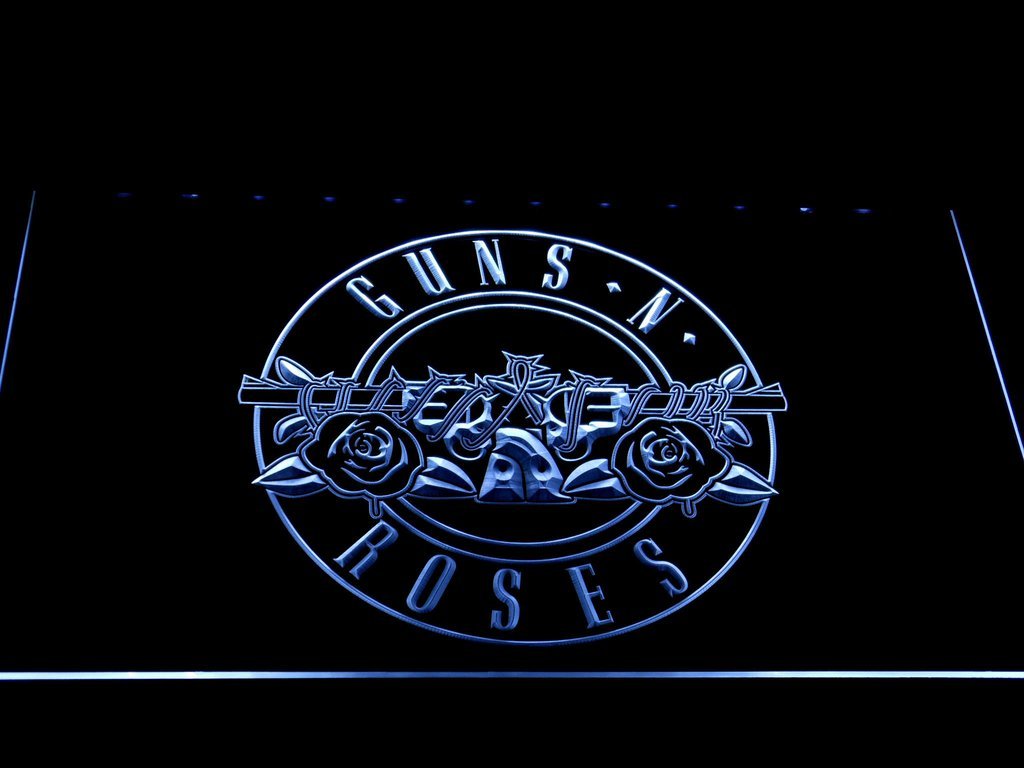 Guns N Roses LED Neon Light Sign Hang Signs Wall Home Decor, Room ...
