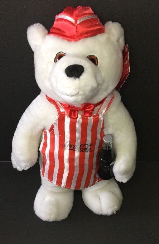 coke bear stuffed animal