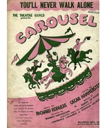 1945 Sheet Music YOU&#39;LL NEVER WALK ALONE Carousel - $9.99