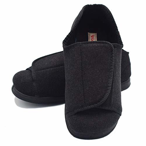 extra wide edema slippers