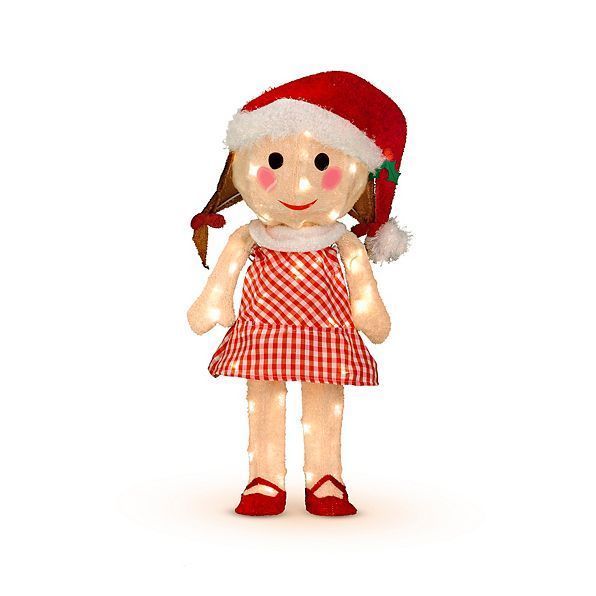 Lighted Rudolph Movie Misfit Sally Doll Sculpture Outdoor Christmas ...