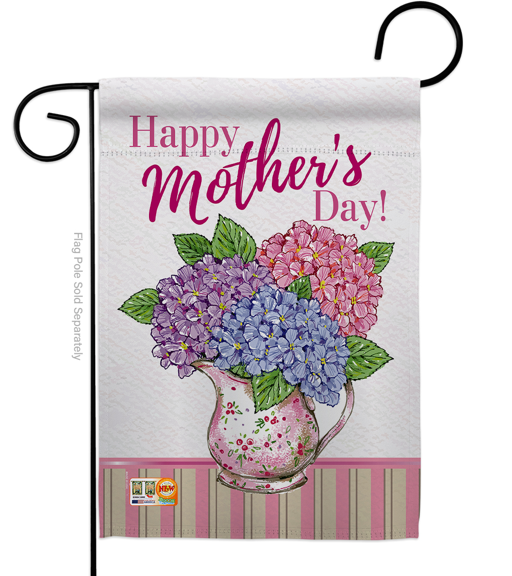Mother Day Hydrangeas - Impressions Decorative Garden Flag G165149-BO