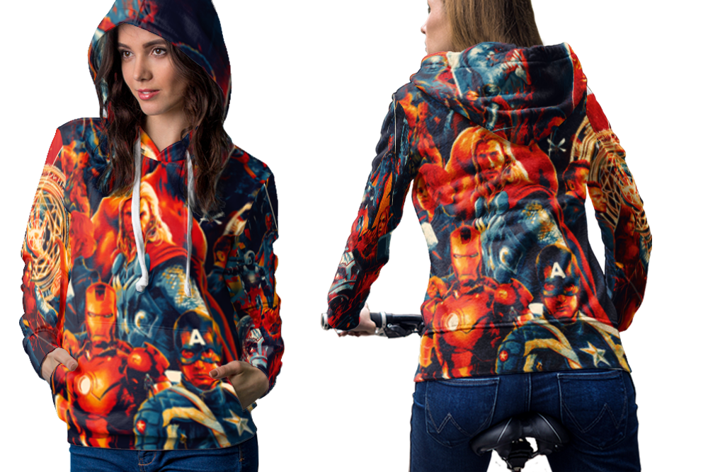 womens superhero sweatshirt