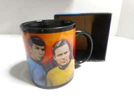 Star Trek Warp Speed Captain Kirk &amp; Spock - Vandor 12oz Ceramic Coffee M... - $22.76
