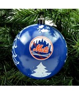 NY New York Mets 3&quot; Plastic Christmas Holiday Ornament - $13.29