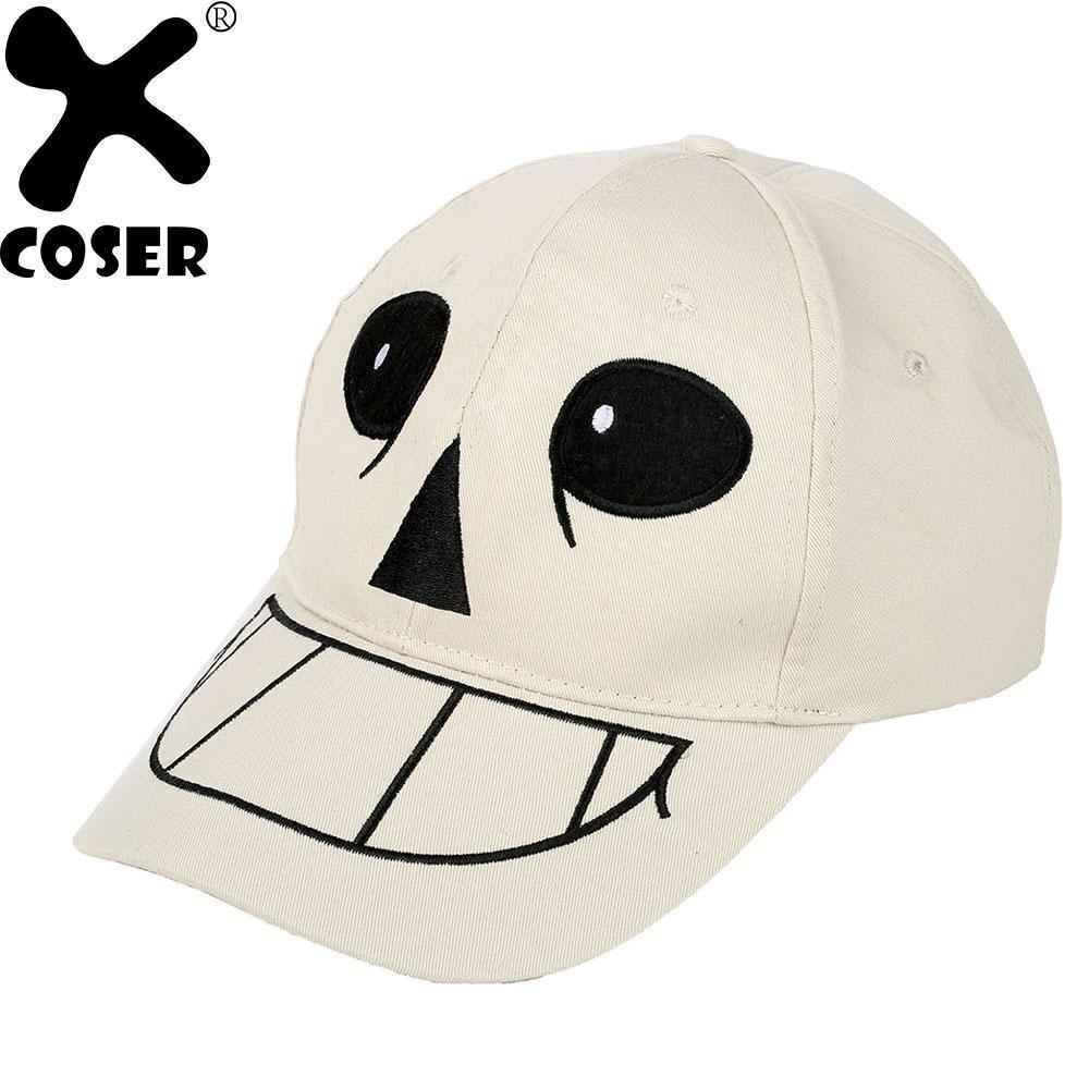 Xcoser Game Undertale Sans Hat Cosplay Costume Beige Baseball Cap Party