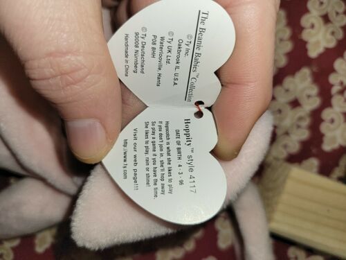 Ty Beanie Baby Rover 1996 5th Generation Hang Tag 6rd Gen TT PVC Filled for sale online 