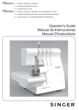 Singer 14SH644/14SH654 Sewing Machine Operator&#39;s Guide PDF Copy 4G USB S... - $18.30