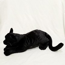Black Cat Full Body Folkmanis Realistic Movable Mouth Hand Puppet Plush 13" - $72.99