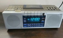 GE Vintage 80s General Electric 7-4965A Clock Radio Alarm Cassette Doesn't Work - $29.69