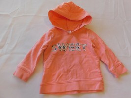 Carter's Baby Girl's Size 12 Months Pink hoodie Pull Over Jacket GUC Pre-owned - $13.11