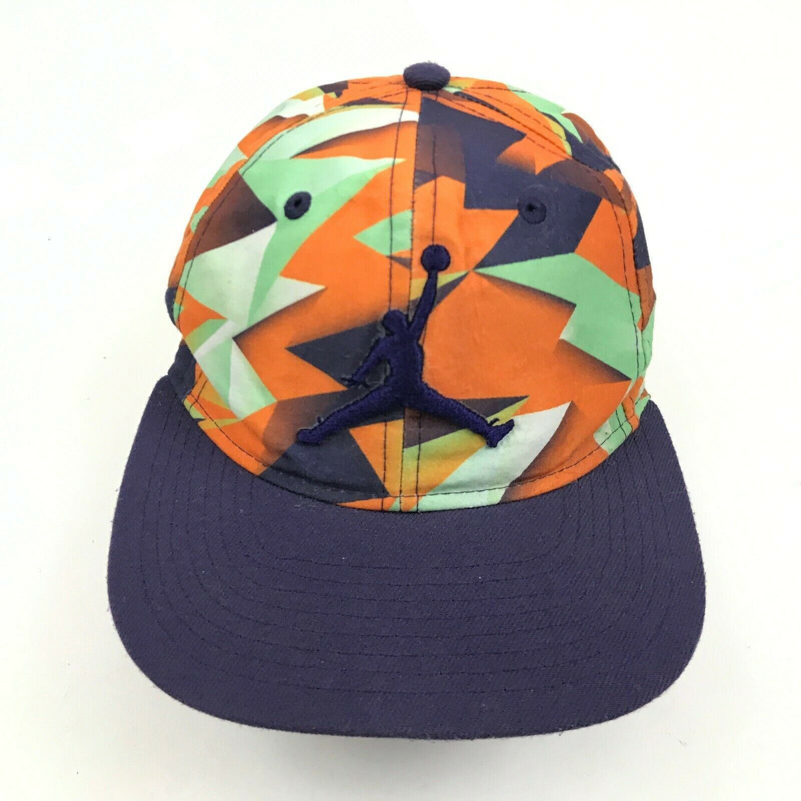 VINTAGE Jordan Jumpman Hat Cap Purple Orange Snapback Youth One Size