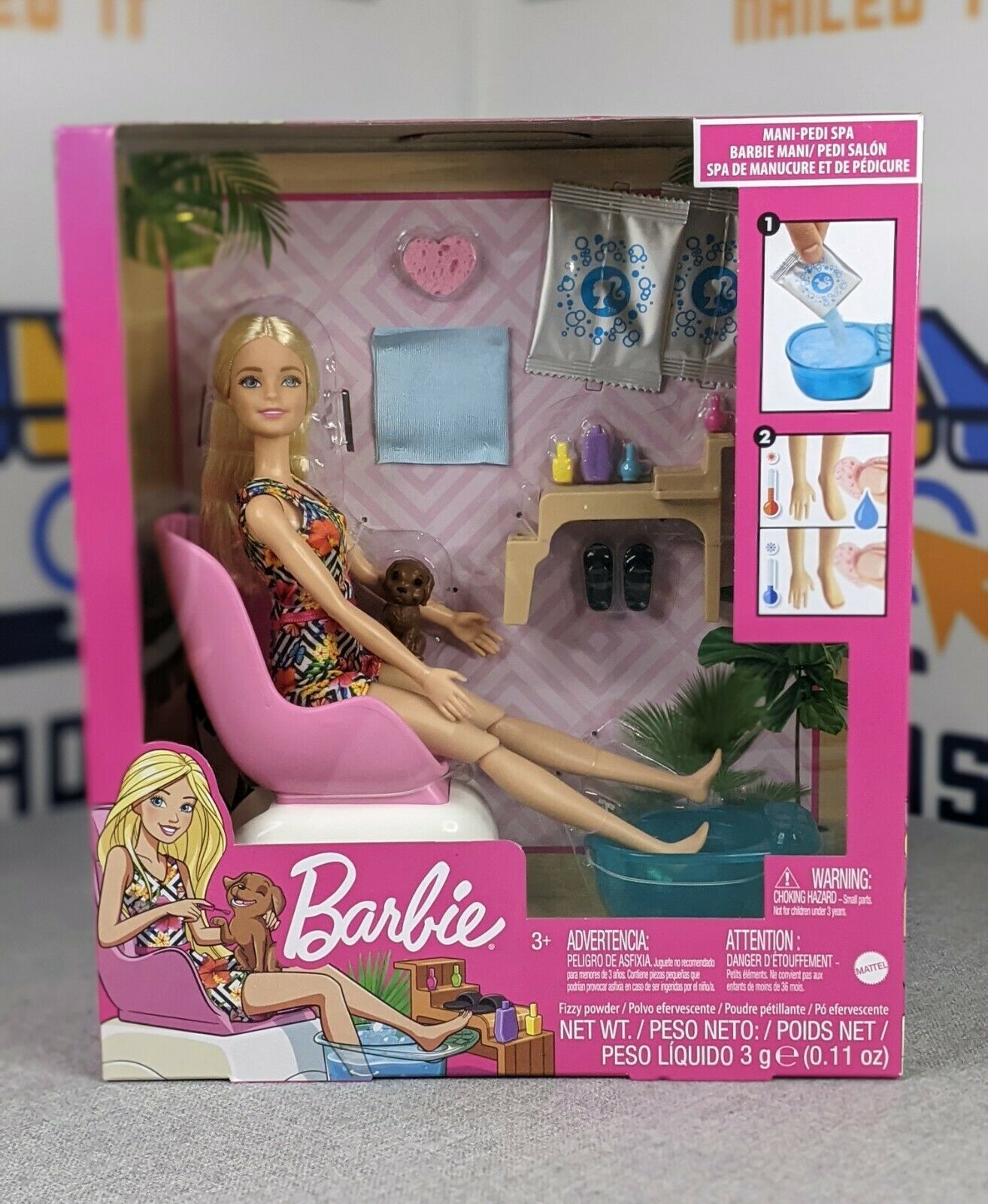 mani pedi spa barbie