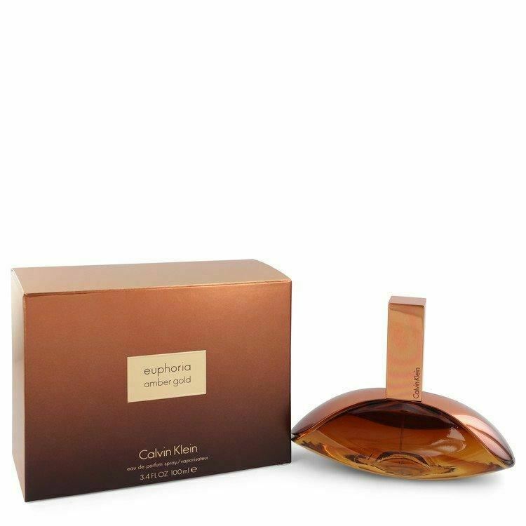 Perfume Euphoria Amber Gold by Calvin Klein 3.4 oz Eau De Parfum Spray for Women