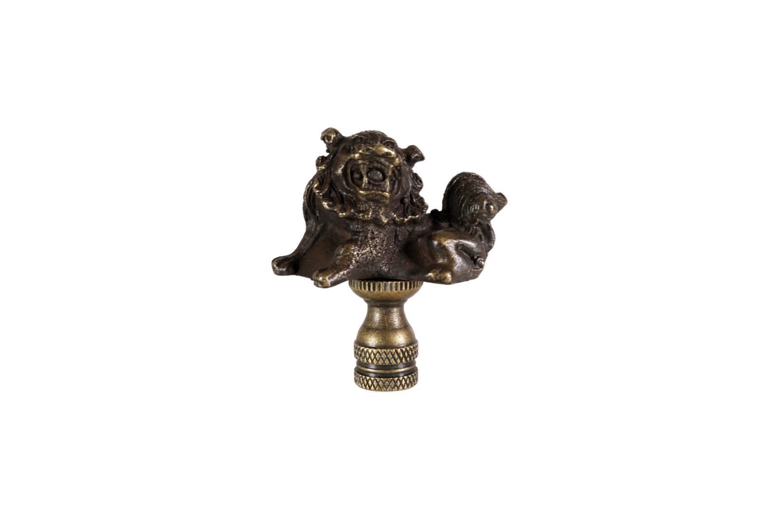 Bronze Foo Dog Figurine Table Lamp Finial And 50 Similar Items Bronze Foo Dog Figurine Table Lamp Finial 2 5