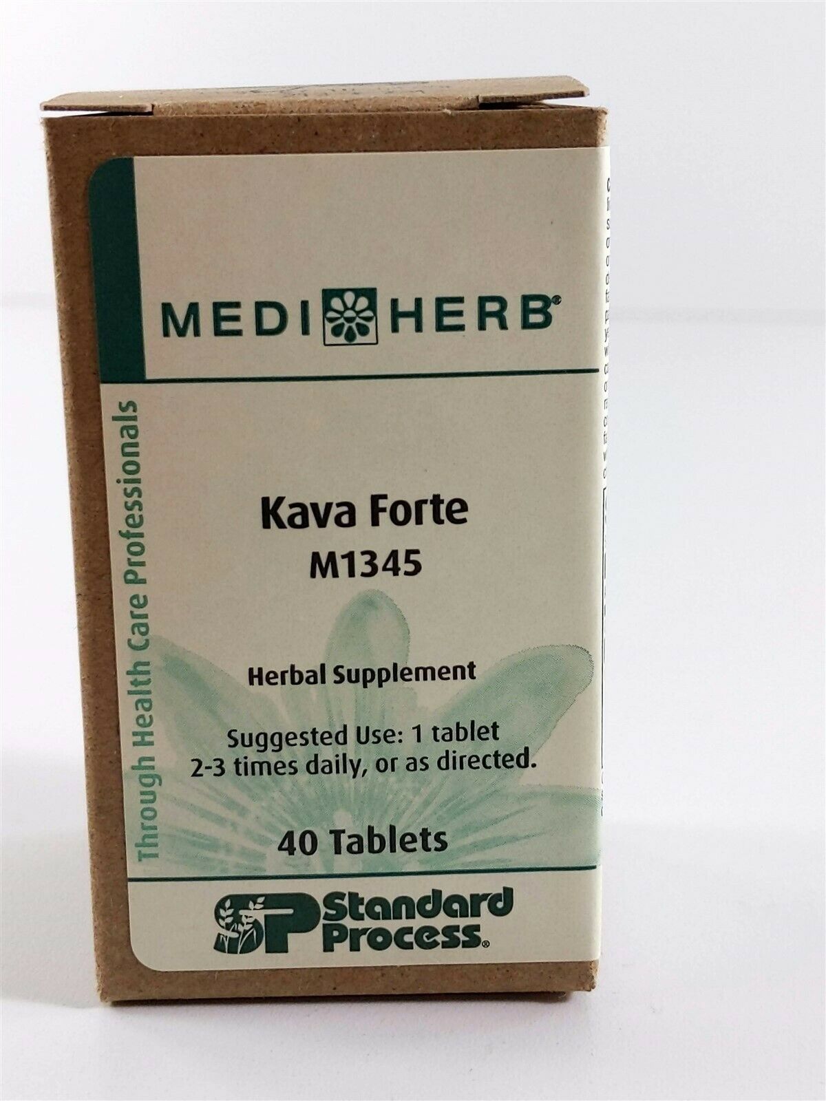 Standard Process KAVA FORTE 40 Tablets M1345 Supplement Best By 10/20